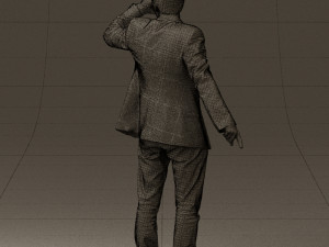 man singing in microphone 0624 3d print ready 3D Druckmodell