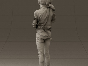 man with kid in the arms 0626 3d print ready 3D Print Model