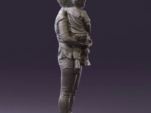 woman with kid in the arms 0627 3d print ready 3D Print Model