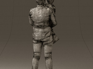 woman with kid in the arms 0627 3d print ready Modelo de impresión 3D