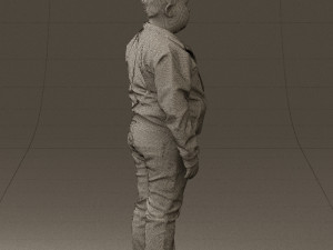 boy in hot wheels jacket 0630 3D Model