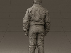 boy in hot wheels jacket 0630 3D Model