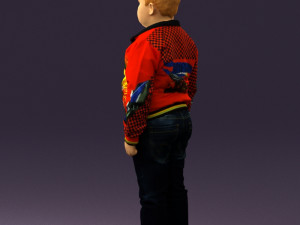 boy in hot wheels jacket 0630 3d print ready 3D प्रिंट मॉडल