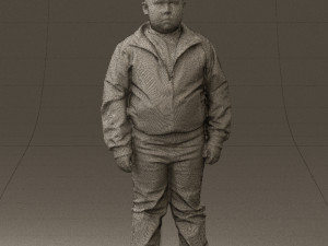 boy in hot wheels jacket 0630 3d print ready 3D प्रिंट मॉडल