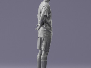 soccer player 1114-7 3d print ready 3D Print Model