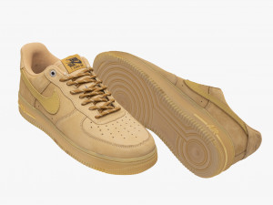 001212 nike air force 1 brown 3D-Modell
