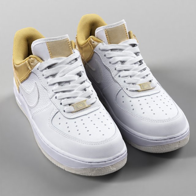 001215 nike air force 1 white 3D in 3DExport
