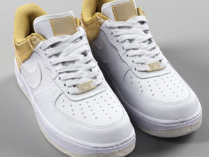 001215 nike air force 1 white Modèle 3D