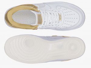 001215 nike air force 1 white Modèle 3D