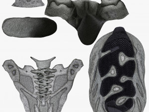 001219 adidas yeezy boost 700 Modello 3D
