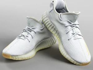 001221 adidas yeezy boost 350 blancas Modelo 3D