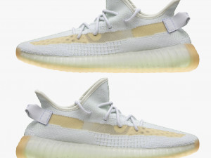 001221 adidas yeezy boost 350 white Modelo 3D