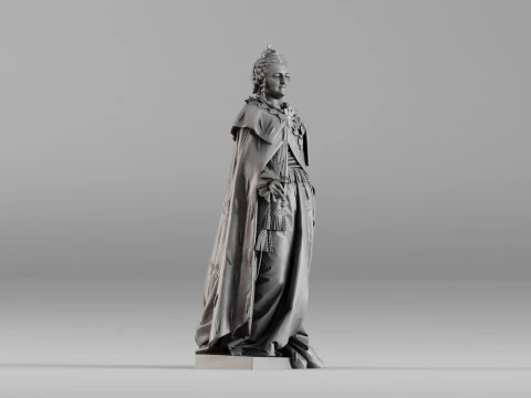 S00014 Catherine the Great Catherine II 3dp 3D Print Model