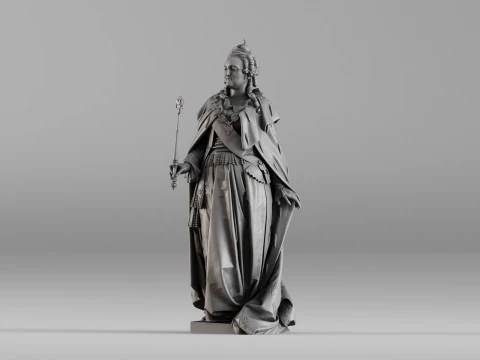 S00014 Catherine the Great Catherine II 3dp 3D Print Model