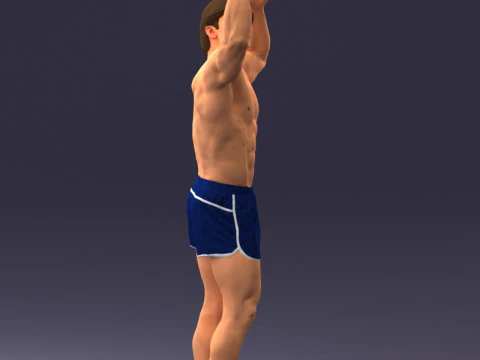 000083 Homem Atl&eacute;tico 0917 Modelo 3D