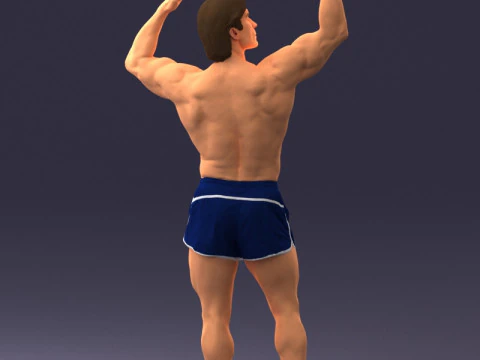 000083 Homem Atl&eacute;tico 0917 Modelo 3D
