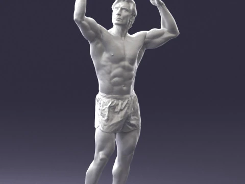 000083 Homem Atl&eacute;tico 0917 Modelo 3D