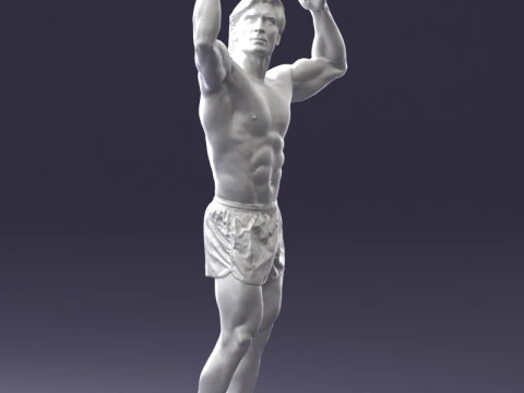 000083 Homem Atl&eacute;tico 0917 Modelo 3D