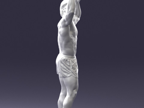000083 Athletic Man 0917 3D 模型
