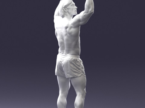000083 Athletic Man 0917 3D 模型