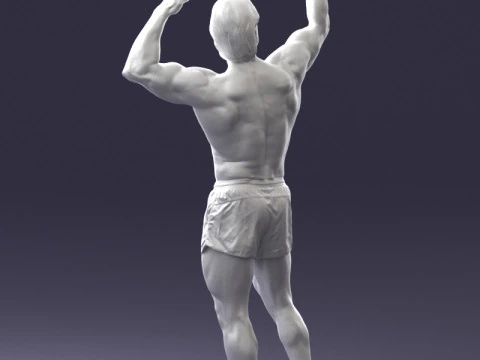 000083 Homem Atl&eacute;tico 0917 Modelo 3D