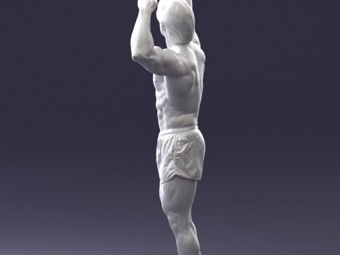 000083 Athletic Man 0917 3D 模型