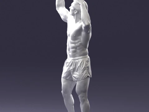 000083 Homem Atl&eacute;tico 0917 Modelo 3D