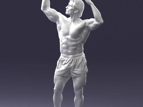 000083 Homem Atl&eacute;tico 0917 Modelo 3D