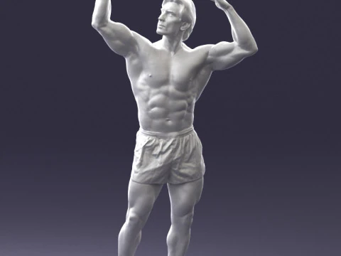 000083 Homem Atl&eacute;tico 0917 Modelo 3D