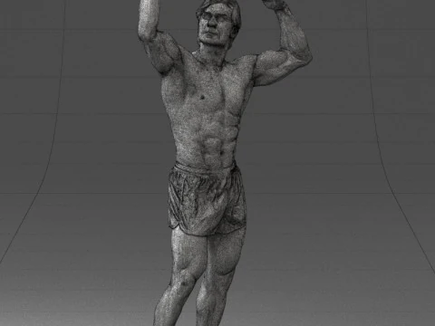 000083 Homem Atl&eacute;tico 0917 Modelo 3D