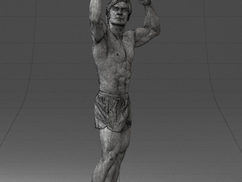 000083 Athletic Man 0917 3D 模型