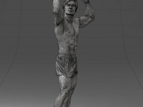 000083 Homem Atl&eacute;tico 0917 Modelo 3D
