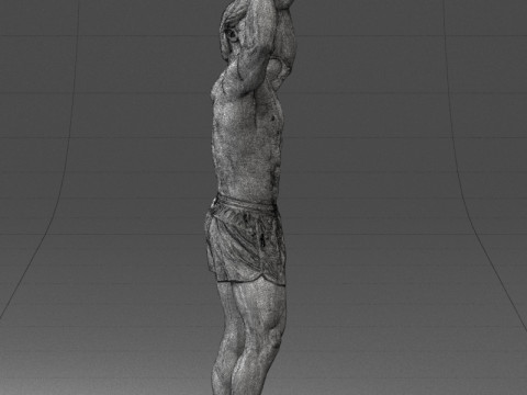 000083 Athletic Man 0917 3D 模型