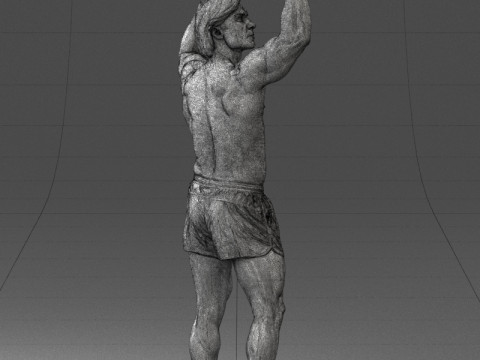 000083 Athletic Man 0917 3D 模型