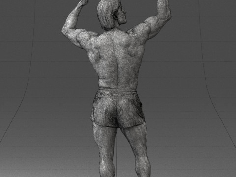 000083 Athletic Man 0917 3D 模型