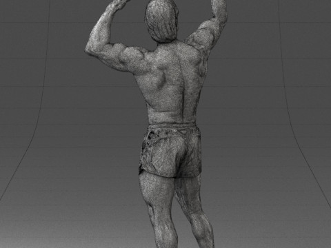 000083 Athletic Man 0917 3D 模型
