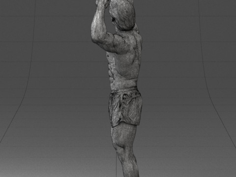 000083 Athletic Man 0917 3D 模型