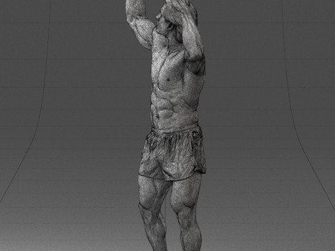 000083 Athletic Man 0917 3D 模型