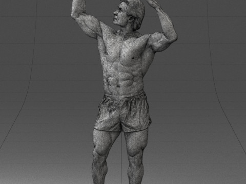 000083 Athletic Man 0917 3D 模型