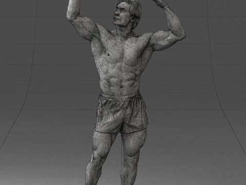 000083 Homem Atl&eacute;tico 0917 Modelo 3D