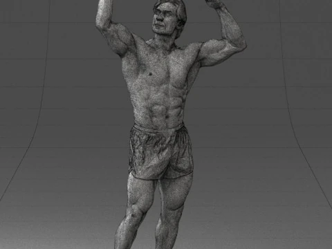000083 Homem Atl&eacute;tico 0917 Modelo 3D