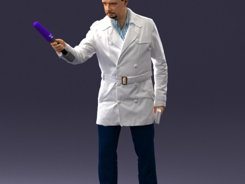 000084 Journalist 0920 3D Модель