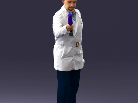 000084 Journalist 0920 3D Model