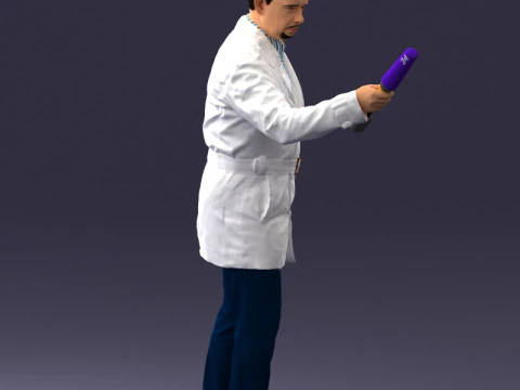 000084 Journalist 0920 3D Model