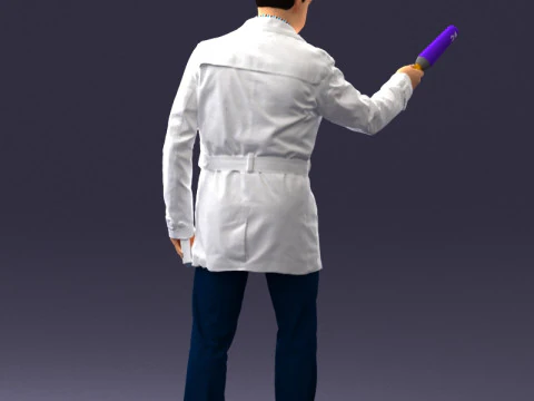 000084 Journalist 0920 3D Model