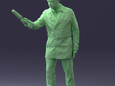 000084 Journalist 0920 3D Model