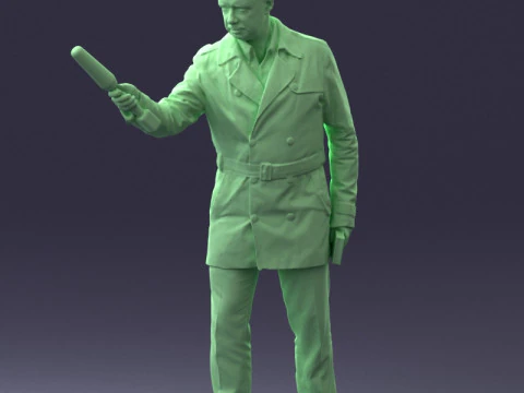 000084 Journalist 0920 3D Model