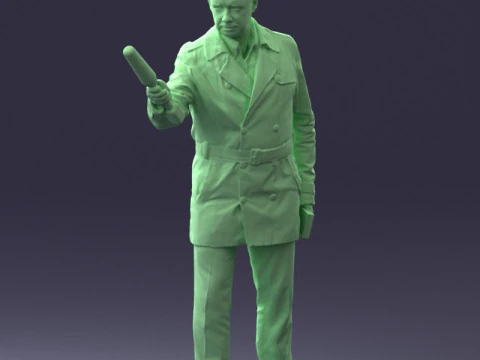 000084 Journalist 0920 3D Model