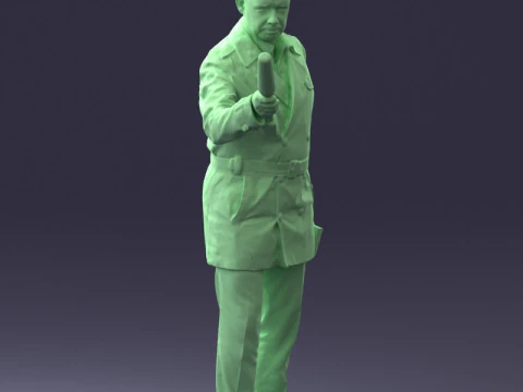 000084 Journalist 0920 3D Model