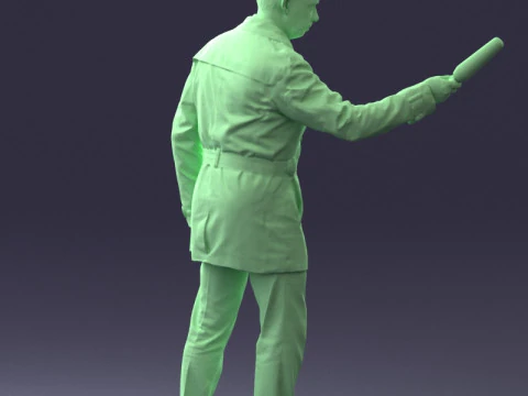 000084 Journalist 0920 3D Model